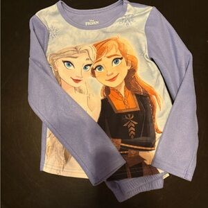 Disney Frozen Kids Pajama Top - Blue and Orange